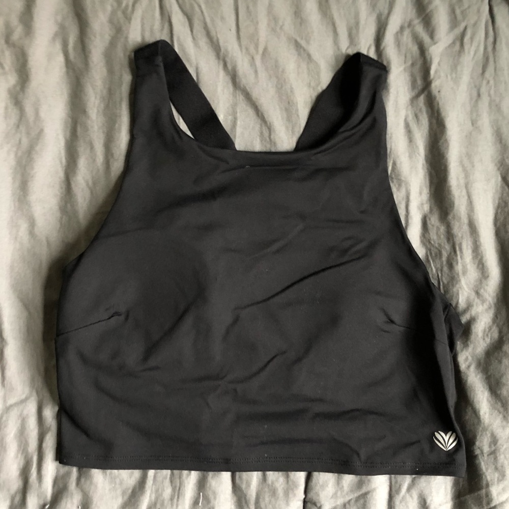 Open Back Strappy Crop Top